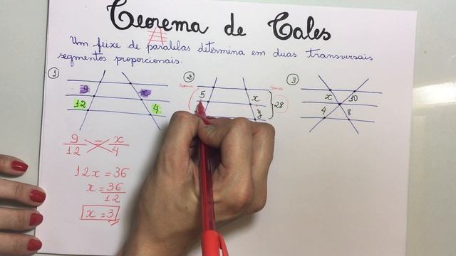 TEOREMA DE TALES. A AULA SIMPLES E FÁCIL SOBRE TEOREMA DE TALES.