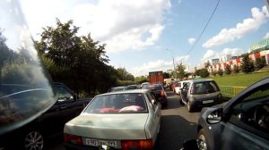 Сумасшедшие гонки по городу