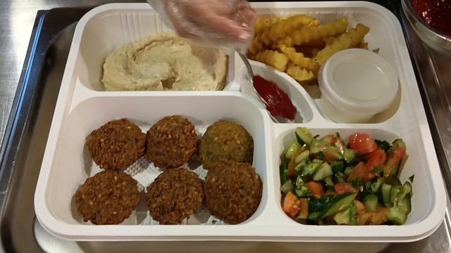 we call this menu hummus all in one ,falafel balls ,israeli salad,of course hummus #cebucity