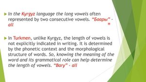 Turkmen language lesson 5. Long and short vowels. Туркменский язык. Долгие и краткие гласные.
