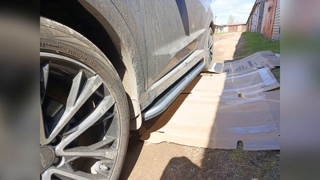 Монтаж пороги подножки для Jetour x70 plus смотреть онлайн