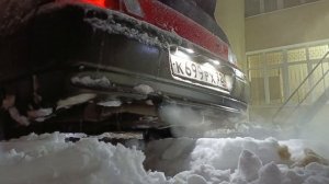 ваз 21124, малый паук Субару саунд, сток резонатор, сток глушитель