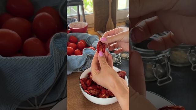 Домашние вяленые помидоры в дегидраторе Cosori 🧡 Рецепт в описании #cosori #рецепты #овощи #томаты смотреть онлайн