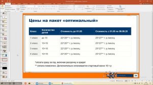 Цены на обучение в 1-4 классах онлайн-школы "Стимул" в 2025/26 учебном году.