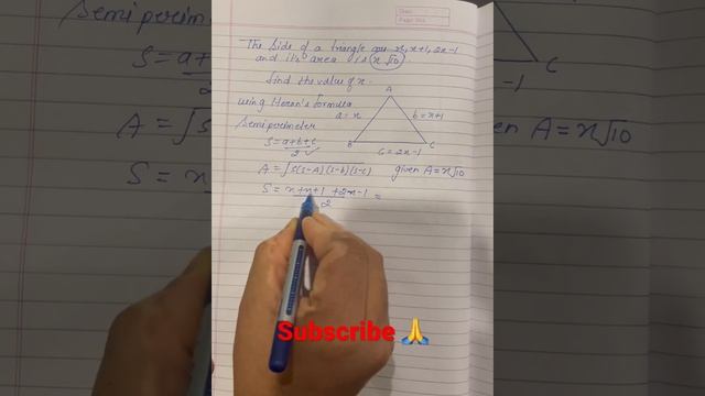 Herons formula Area of triangle must watchsmart world  academy