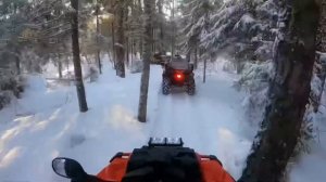 Покатушки на квадриках в лес!!! 07.3.2021