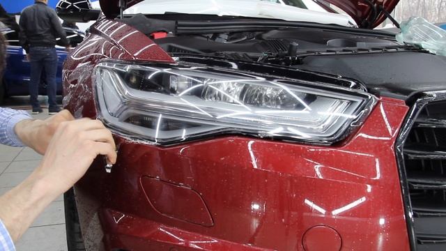 Как клеить фару пленкой смотреть онлайн