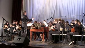 Оркестр народных инструментов, рук.Языков Е.Н. Евгений Дербенко "Виртуоз", солист Егор Соловьёв.