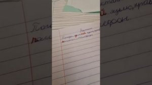 проверяю тетради учеников. русский язык.(Диктант)