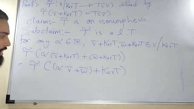 PROOF : First isomorphism theorem in linear algebra | LINEAR ALGEBRA | TYBSC | MU
