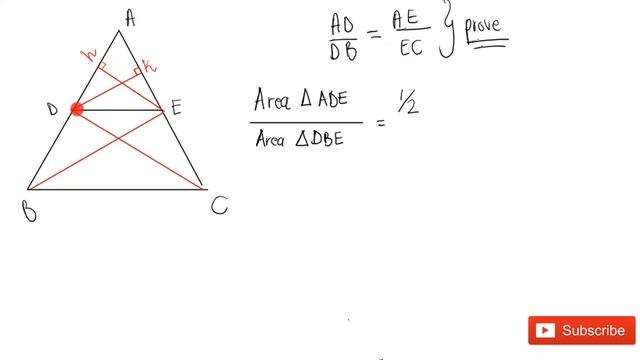 How to prove the proportionality theorem  Euclidean geometry