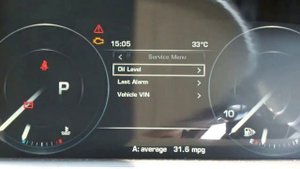 How to check the oil level on Range Rover L405