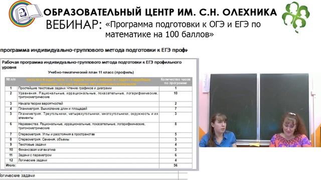 04.10.2016 Вебинар: "Программа подготовки к ОГЭ и ЕГЭ по математике на 100 баллов. смотреть онлайн