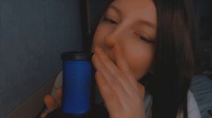 АСМР Почувствуй мои губы и язык на своих ушах(￣ε￣)   ASMR Feel my lips and tongue on your ears