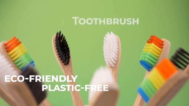 5-Pack DuPont Bristles Toothbrush Eco Friendly Bamboo Toothbrushes