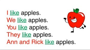 Правило с do и does.