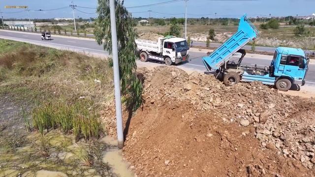 Строительство, засыпка новой площадки