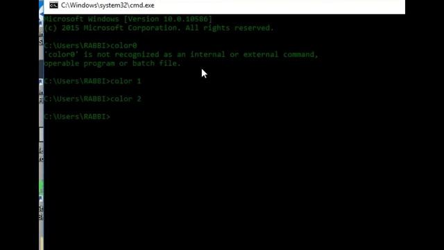 CMD Magic Change CMD Font Color || Windows Command Prompt Color - Tech School