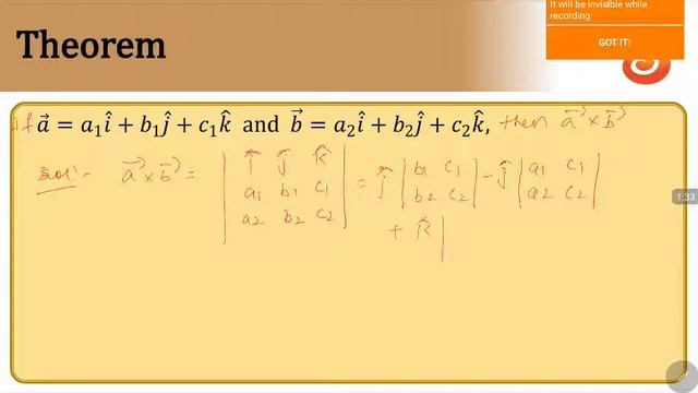 PU 2 | KCET S2 | Maths | Vectors | Lecture 8 | Slide 9 | Theorem