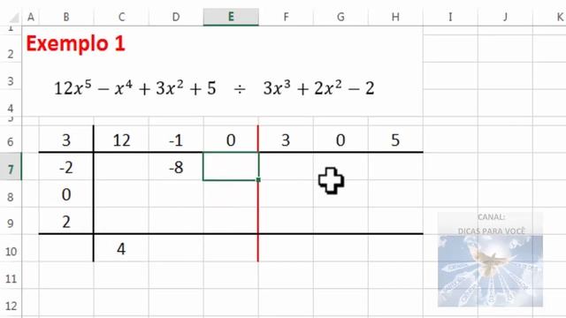 Método de Horner - Divisão de Polinômios - Cálculo Numérico