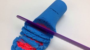 Very Satisfying Kinetic Sand Cutting, Smoosh, Crunchy Sound #5
