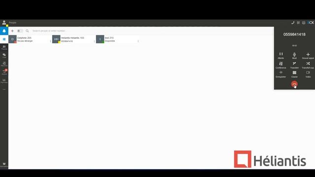 Appel sortant - 3cx desktop