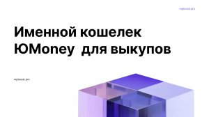 Типы кошельков ЮMoney для выкупов в MPBoost