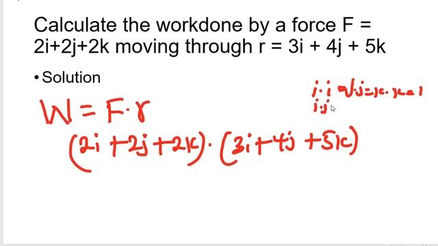 Dot Product of Vectors 1