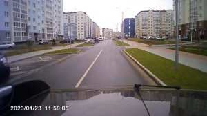 Экзамен ГИБДД маршрут №28 Калининград, Согласия, 39. ДС Янтарный (Сельма)