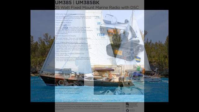 Special Discount on Uniden UM385 25 Watt Fixed Mount Marine Vhf Radio, Waterproof IPX4 w/ 3ple Watc смотреть онлайн