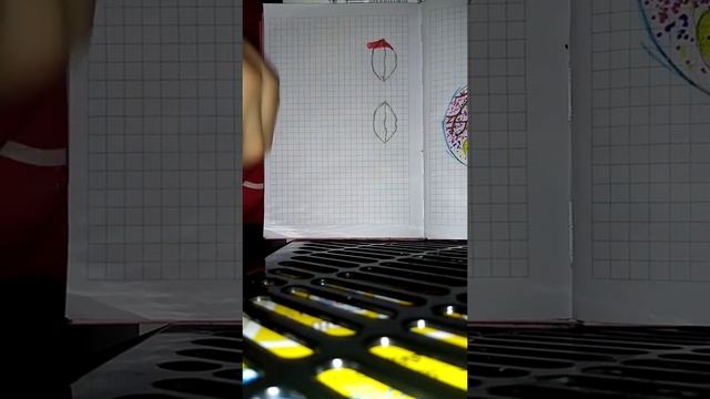 Нарисовала губы 👄урок рисования🌻❤️ смотреть онлайн