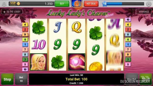 #4!! GAMINATOR!! LUCKY LADY'S CHARM BONUS GAME!!! смотреть онлайн