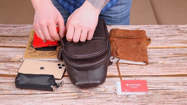 Огляд шкіряної сумки через плече Vintage 21308 смотреть онлайн