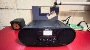 SONY ZS-RS80BT [220V] เครื่องเล่น CD,MP3+Bluetooth,NFC+USB,SD CARD+วิทยุ+Line in ใช้งานเต็มระบบ