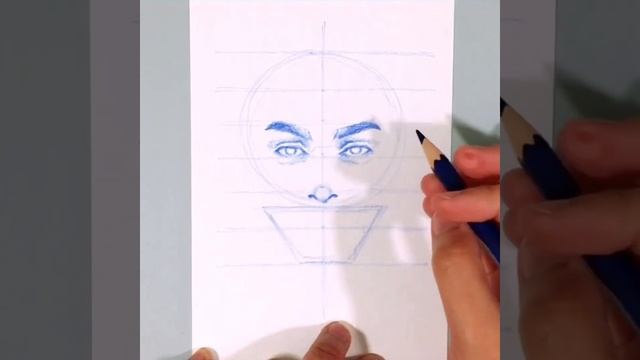MASCULINE NOSE | Drawing Tutorial for Absolute Beginners | #shorts смотреть онлайн