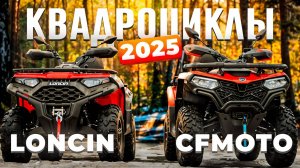 Квадроцикл Loncin XWolf 550 L и CFORCE 520L EPS  ⚡ОБЗОР И СРАВНЕНИЕ