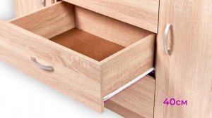 🧡 БОЛЬШОЙ КОМОД МИЛАН-19, ОБЗОР ИЗДЕЛИЯ, ШИРОКИЙ КОМБИНИРОВАННЫЙ КОМОД