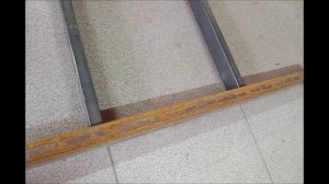 Сварная лестница в погреб. Необычно простой способ разметки под сварку.