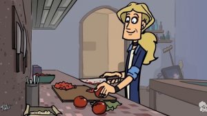 ГЛЭМ РЕЖЕТ ПОМИДОР 1 час / Glam cuts tomatoes 1 hour