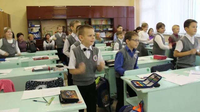 На уроке переменка танцевальная 2016,школа 5