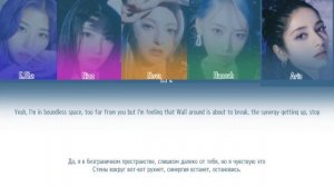 X:IN 엑신 'SYNCHRONIZE' 「Перевод на русский/Кириллизация/Color Coded Lyrics」