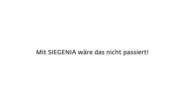 SIEGENIA DE: Mit SIEGENIA wäre das nicht passiert - Teil 4 смотреть онлайн