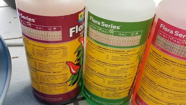 Hydroponic Anleitung für Nährstofflösung.