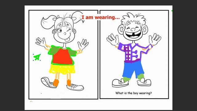 I am wearing