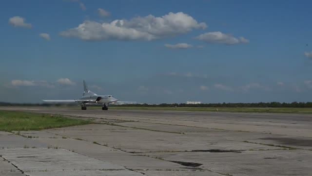 Дягилево. Взлёт бомбардировщика Ту-22М3