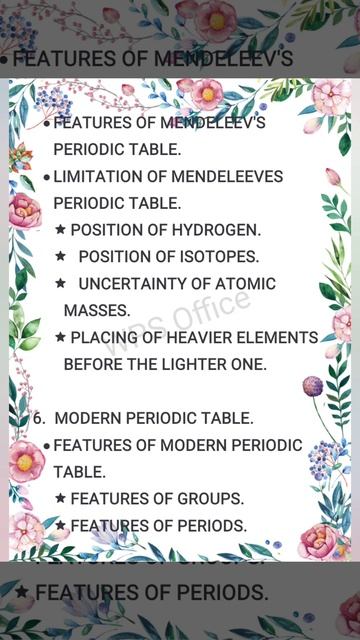 TOPICS.CHEMISTRY.CLASS-X.LESSON-5.PERIODIC CLASSIFICATION OF ELEMENTS #board #important #education.