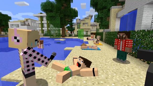 УРОК ВОЖДЕНИЯ - Майнкрафт Приколы Машинима