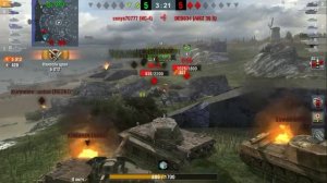 WoT Blitz | Бой на Е 50 | МАСТЕР и 6к УРОНА.
