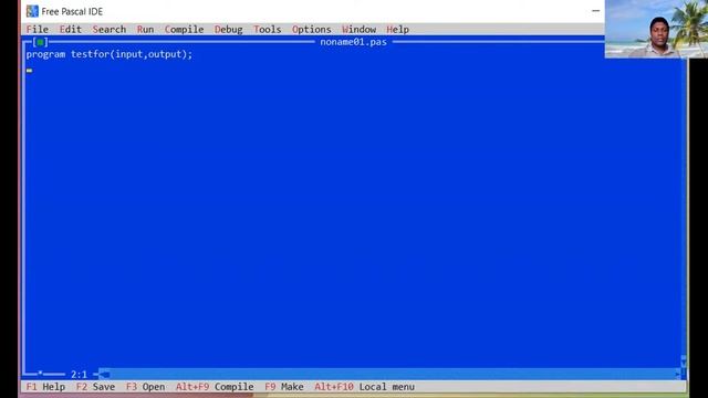 PASCAL For loop смотреть онлайн