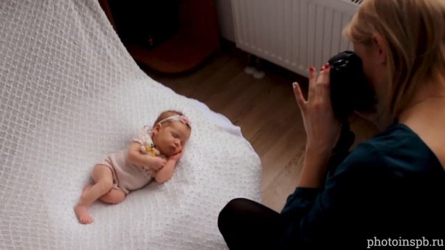 Фотосессия newborn - бэкстейдж смотреть онлайн